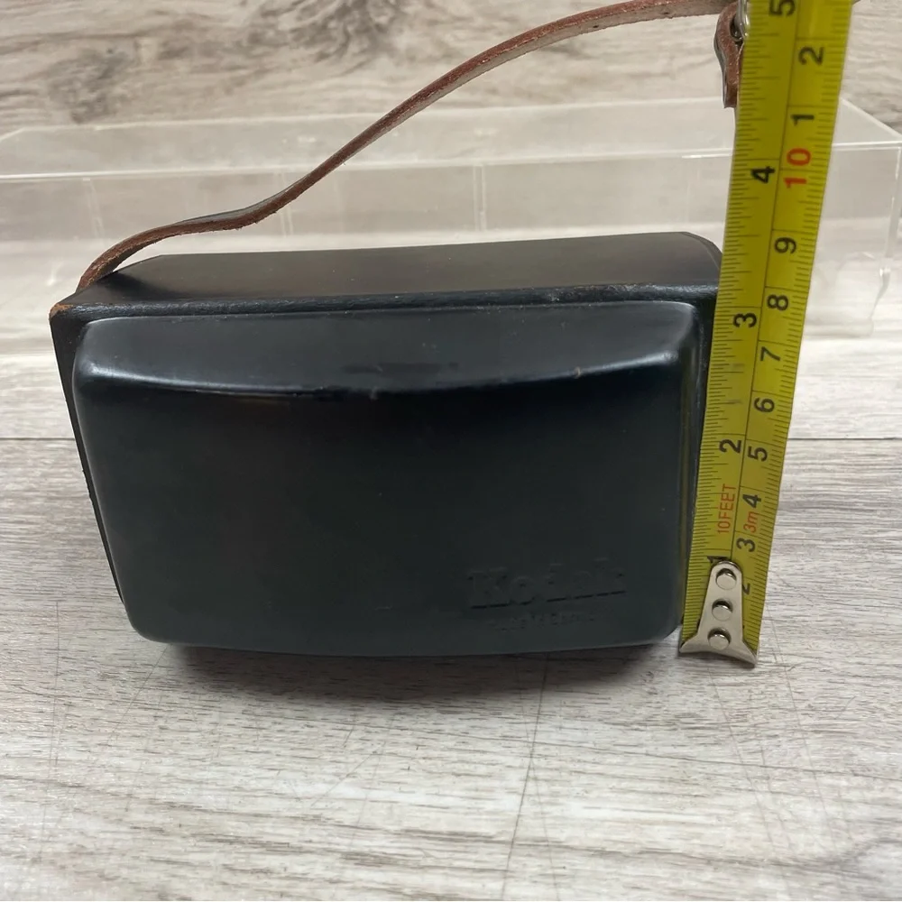 Vintage Kodak Germany Camera Case Black Leather #87189